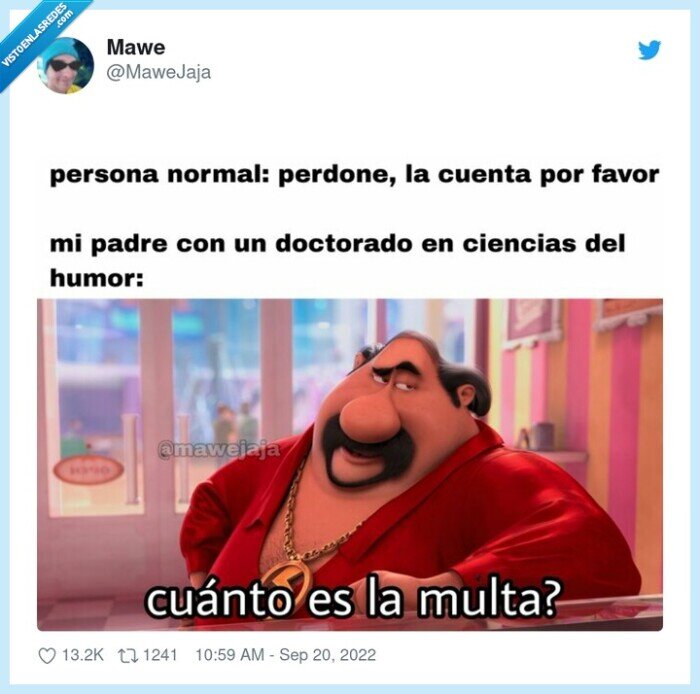 padre,multa,comedia,ticket