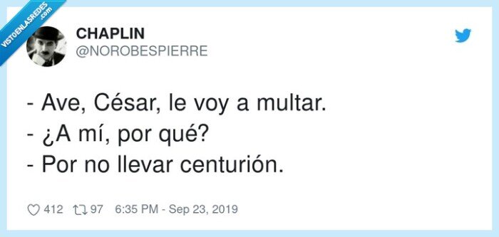 centurión,césar,multar,llevar