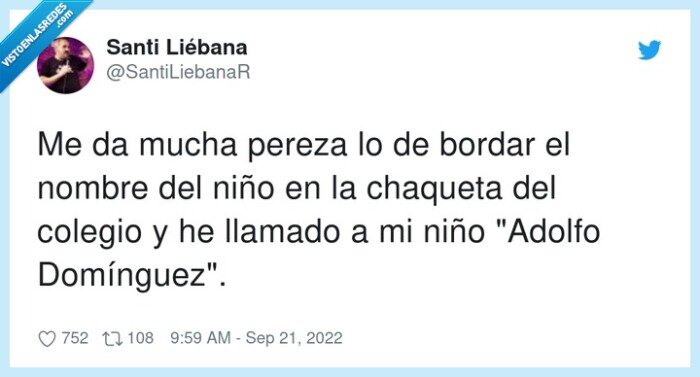 adolfo domínguez,chaqueta,colegio,bordar