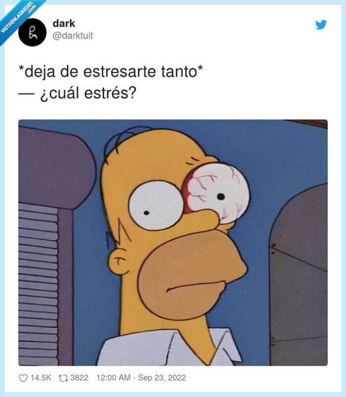estres,ojo,homer simpson