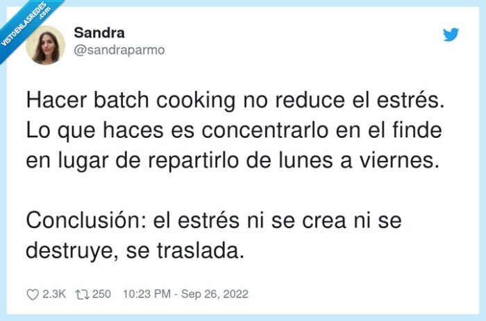 concentrarlo,conclusión,repartirlo,destruye,trasladarse,batch cooking
