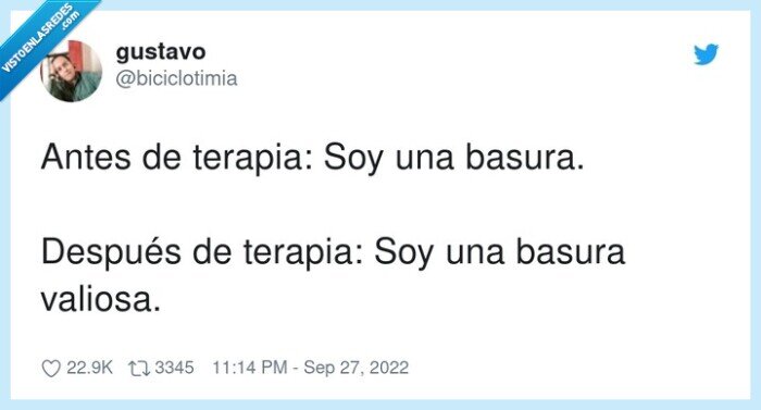 terapia,valiosa,basura,antes