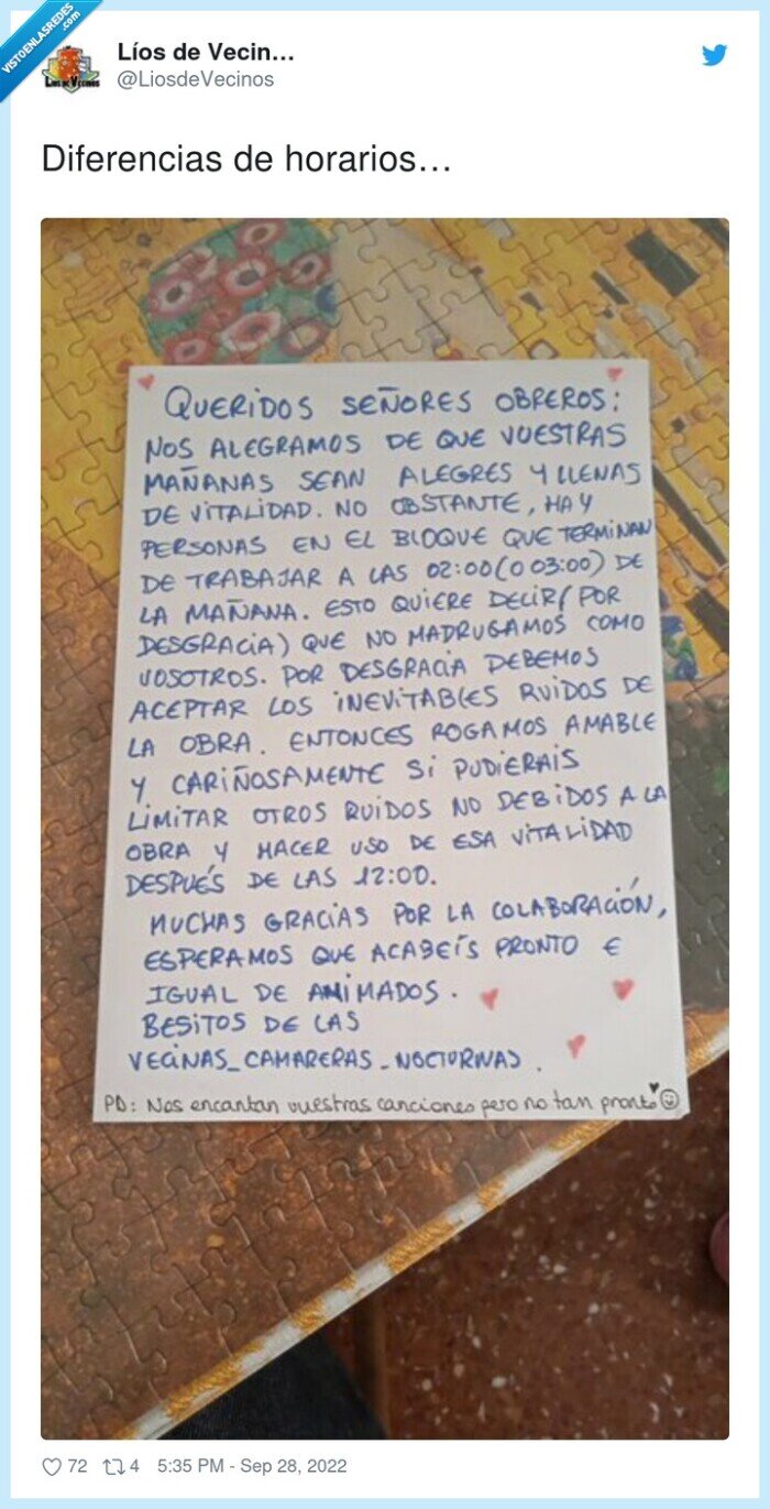 diferencias,horarios,cartel,educación