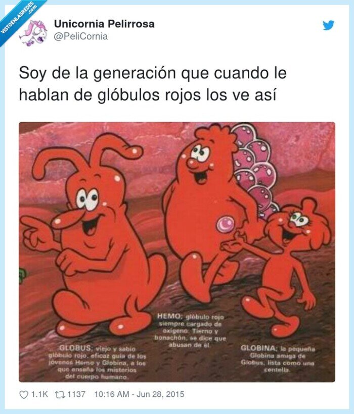 generación,glóbulos rojos