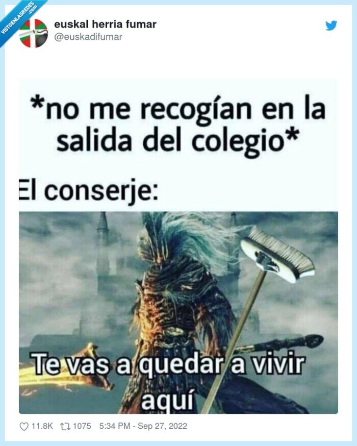 conserje,recoger,vivir aquí