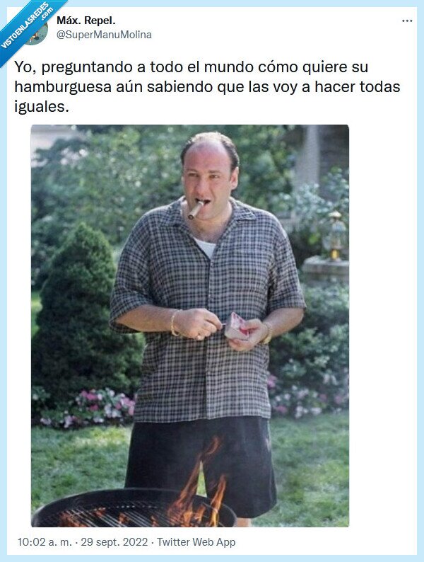 los soprano,hamburguesa,preguntar,cocinar