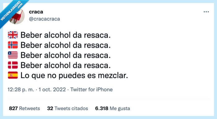 mezclar,resaca,alcohol