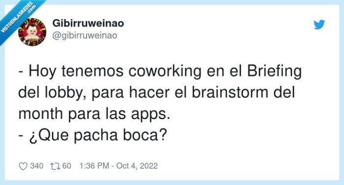 brainstorm,coworking,briefing,palabrería,anglicismos,lobby,month