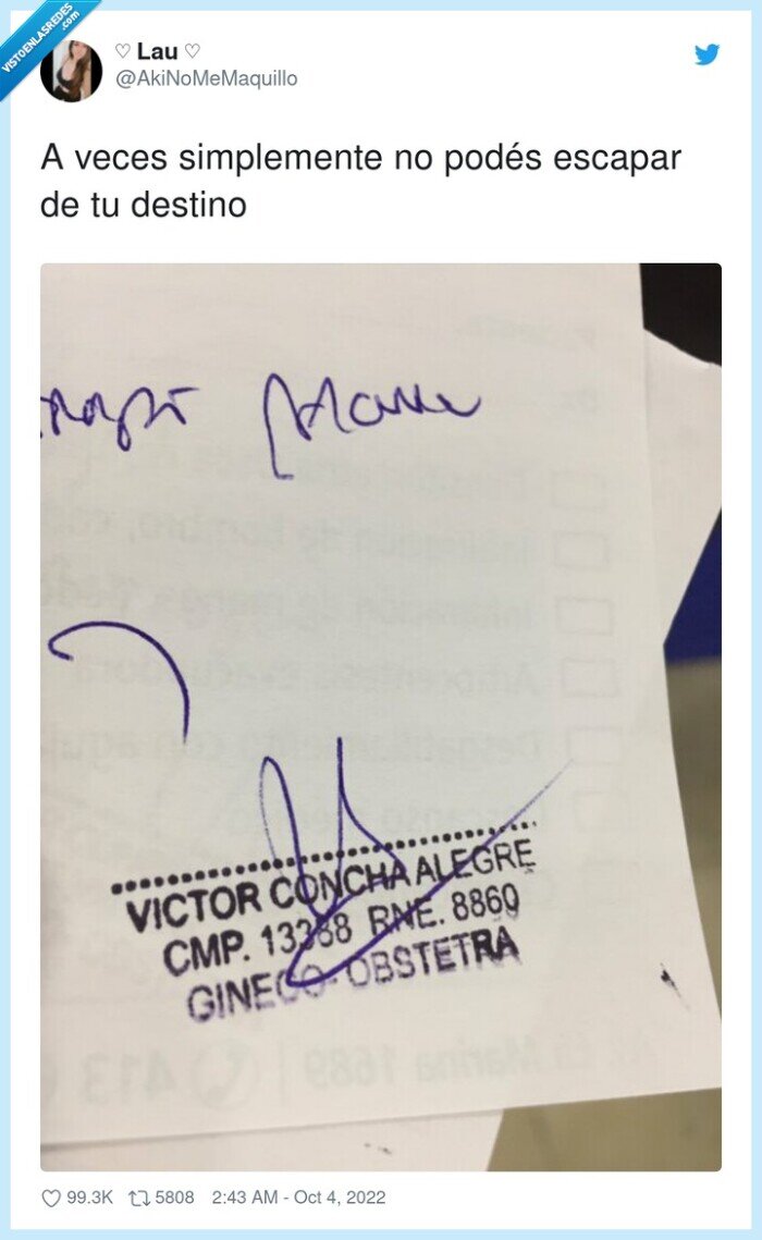 destino,victor concha alegre,gineco-obstetra