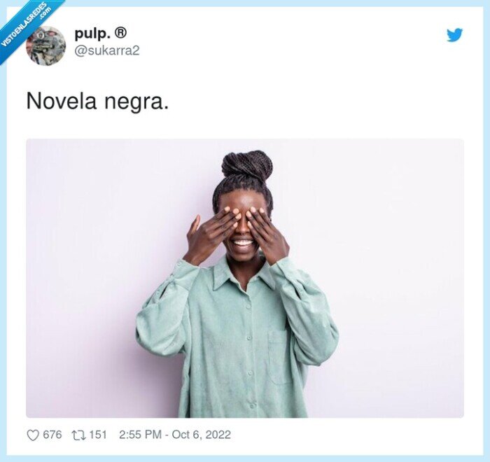 novela,negra,no ve la negra