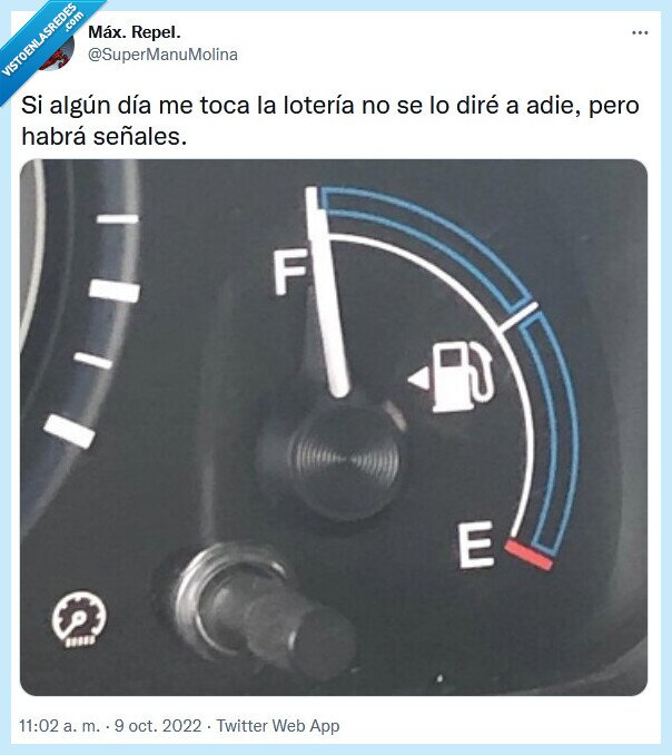 lotería,señales,gasolina