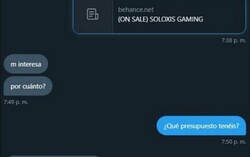 Enlace a Imagina ser diseñador gráfico y que te ofrezcan esta vergüenza de dinero por un trabajo de muchas horas