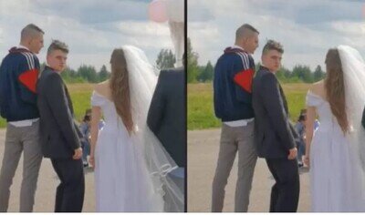 1279121 - Llega tan borracho a su boda que sus amigos tuvieron que ayudarle a poner el anillo a la novia