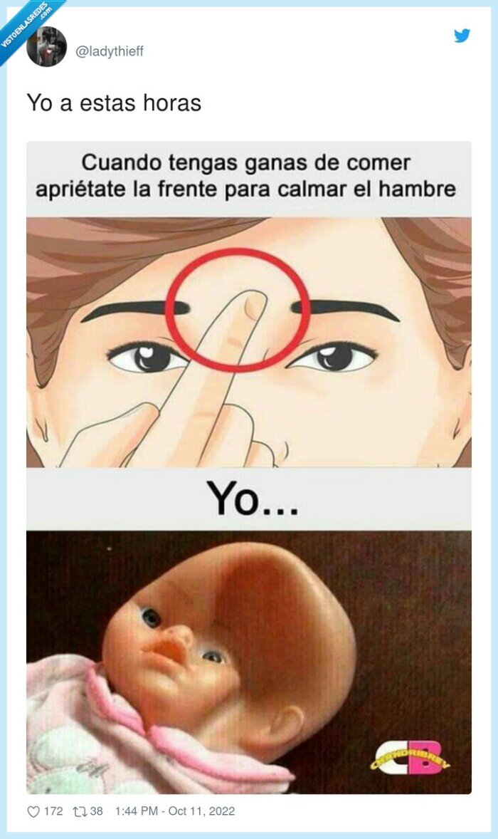 hambre,frente,apretar,dedos