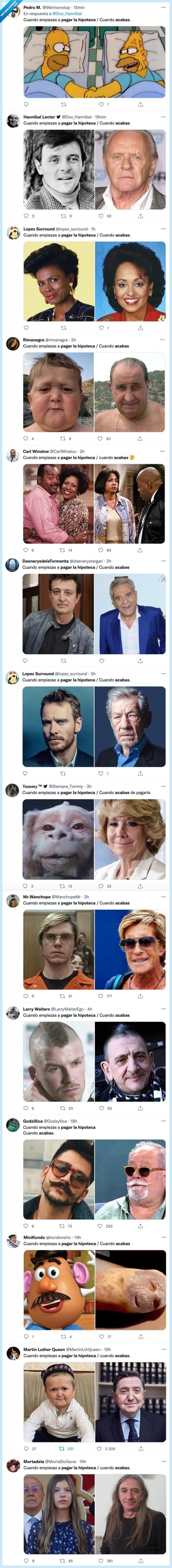 pagar,hipoteca,años,edad,envejecer