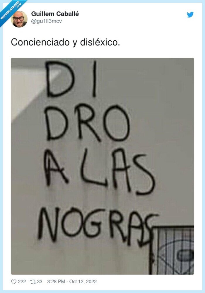 concienciado,disléxico,nogras,dogras,di no