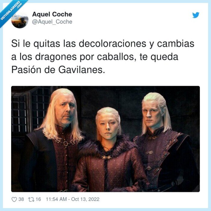 decoloraciones,caballos,pasión de gavilanes,dragones,casa del dragon