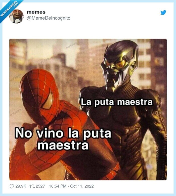 clase,maestra,ausencia,comunicarlo,aparecer,spiderman