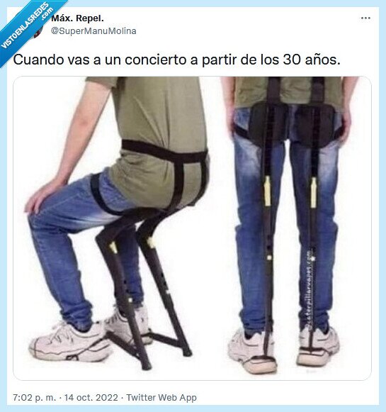 concierto,30 años,silla