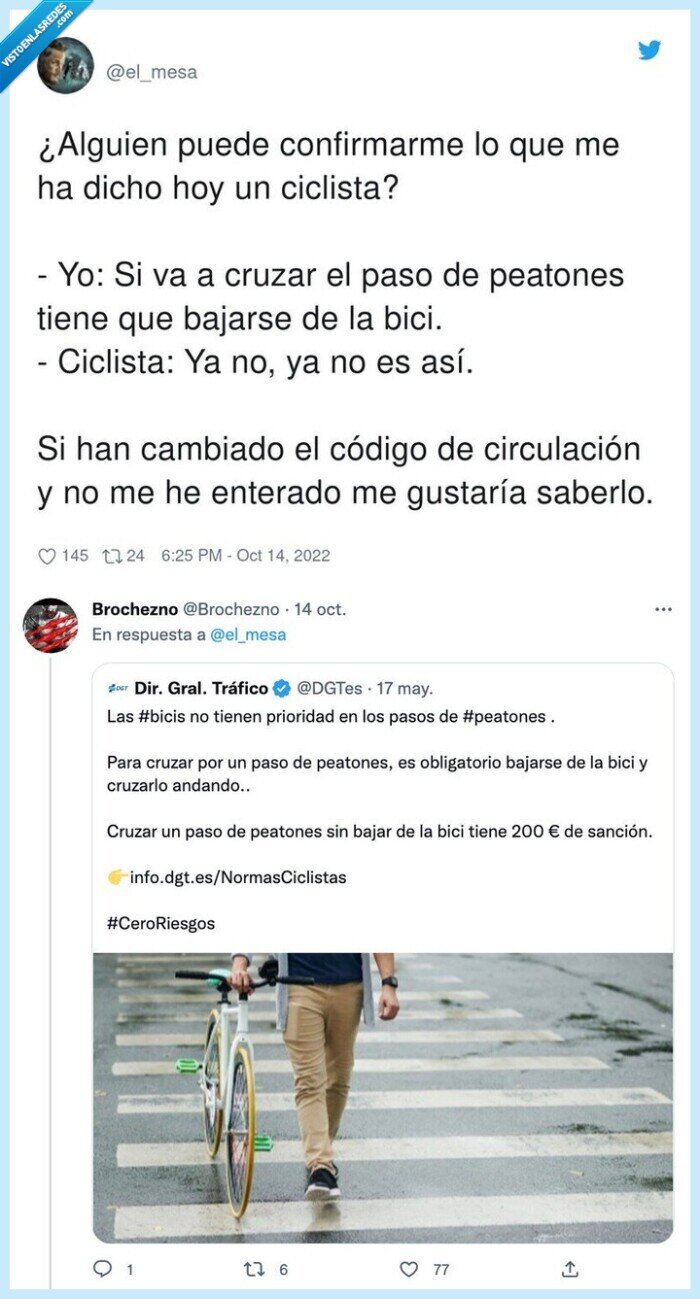 circulación,ciclista,paso de cebra,bajarse