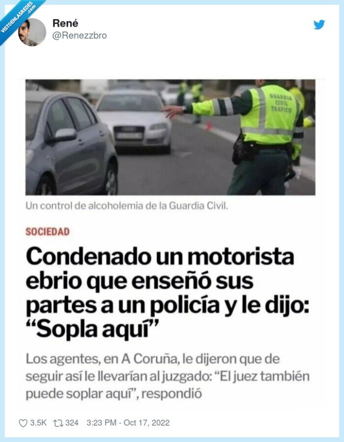 soplar,policía,encararse,multa