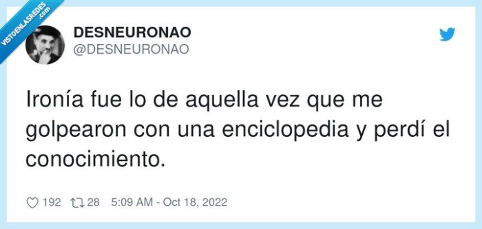 conocimiento,enciclopedia,golpear,ironía