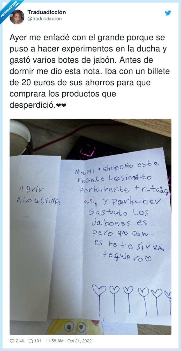 hijo,jabón,experimentos,productos,comprar,billete,ahorros