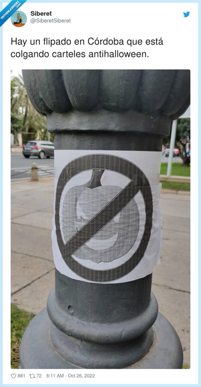 antihalloween,córdoba,colgar,carteles