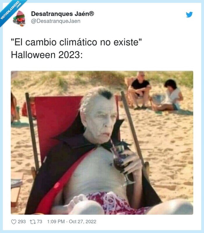 cambio climático,halloween,dracula,2023
