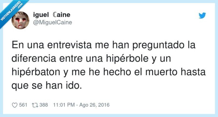 hipérbaton,entrevista,preguntas,diferencia,hipérbole,muerto