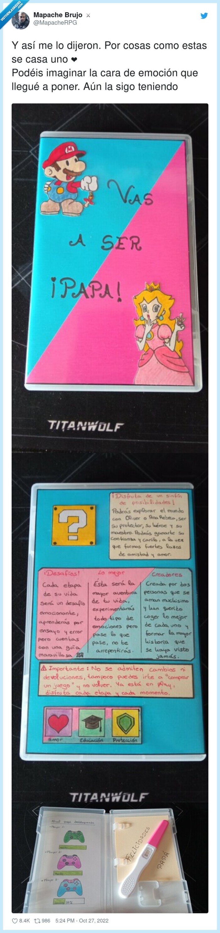 hijos,embarazo,predictor,padre,frikis