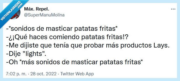 masticar,patatas,lays,lights