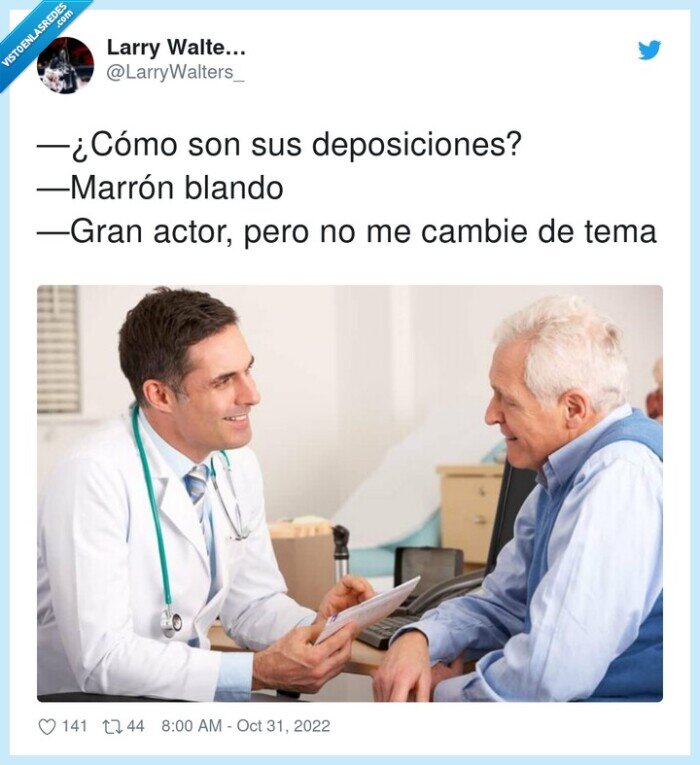 deposiciones,marrón,blando,actor,cambiar