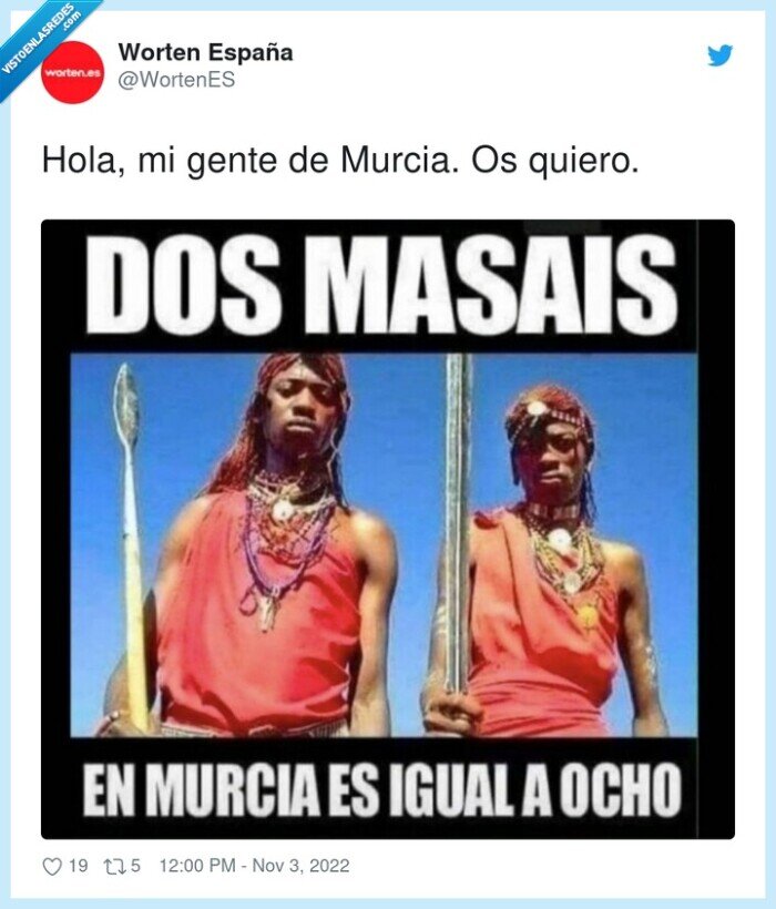 murcia,dos masais,ocho