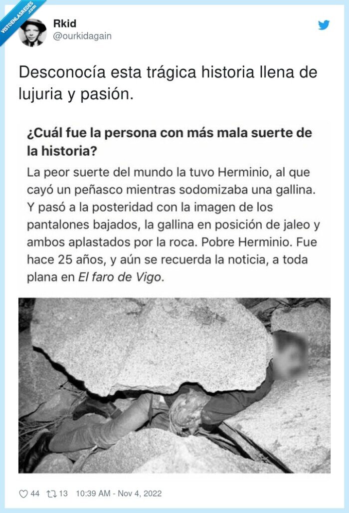 trágica,historia,lujuria,pasión,gallina,roca,dep,muerte