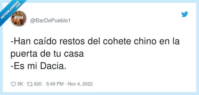 caído,restos,cohete,puerta,chino,dacia