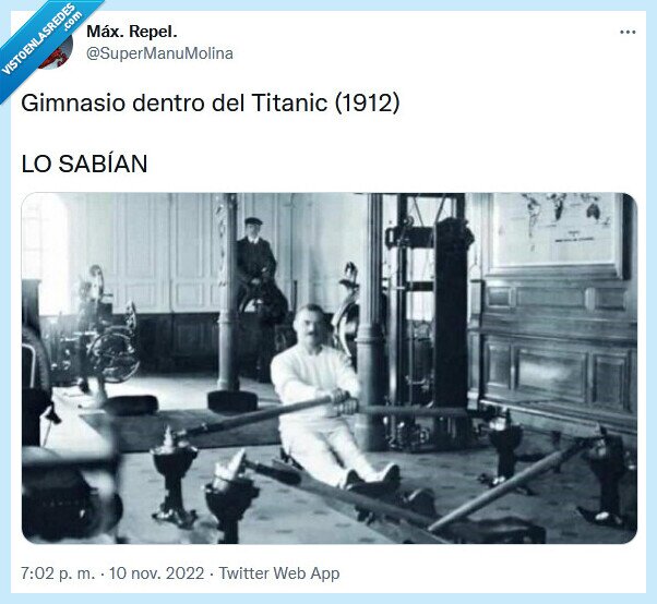 titanic,gimnasio,remo