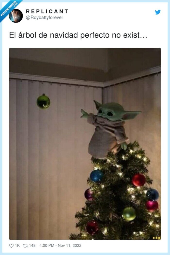 baby yoda,navidad,árbol