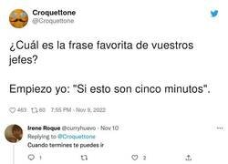 Enlace a Frases favoritas de los jefes, porque en el fondo son todos iguales, por @Croquettone