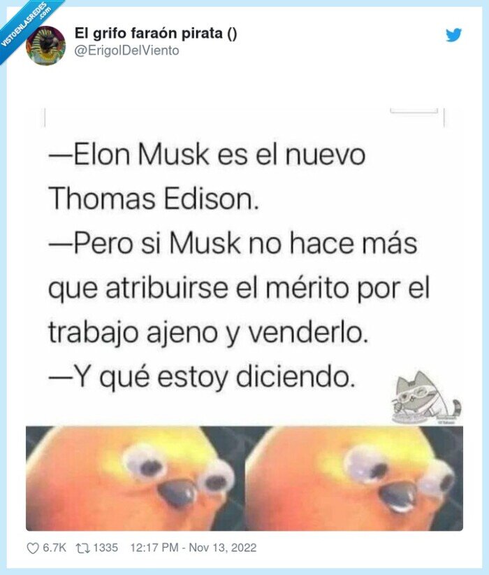 elon musk,robar,ideas,trabajo ajeno,thomas edison