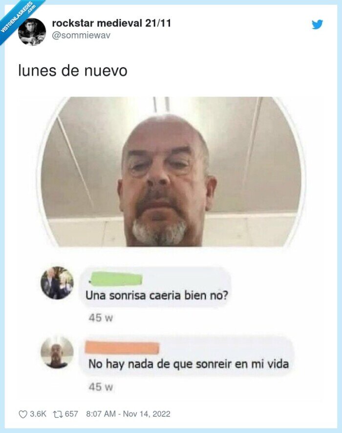 lunes,nuevo,sonreir,vida,triste