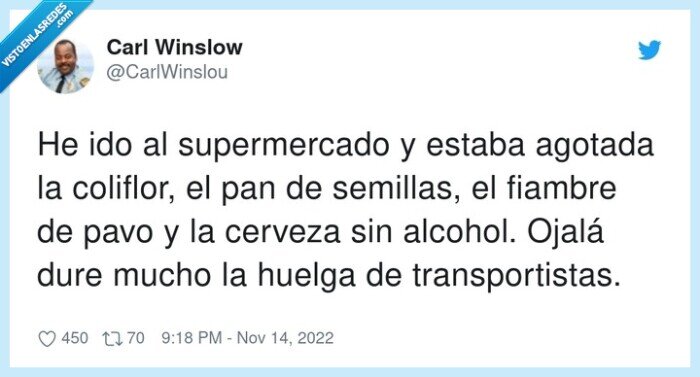 transportistas,supermercado,coliflor,semillas,agotada,fiambre,huelga,transporte