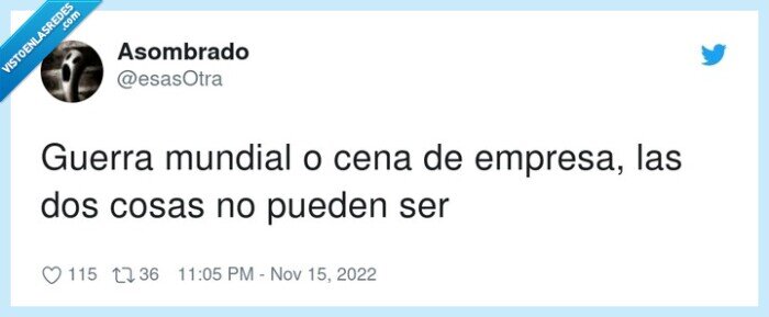 cena de empresa,guerra mundial,cena