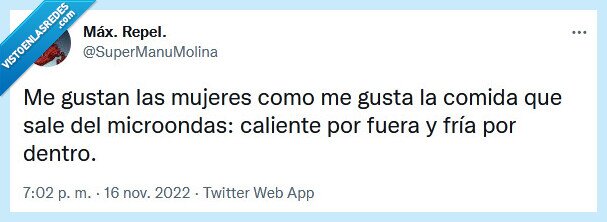 microondas,comida,caliente,fría,mujeres