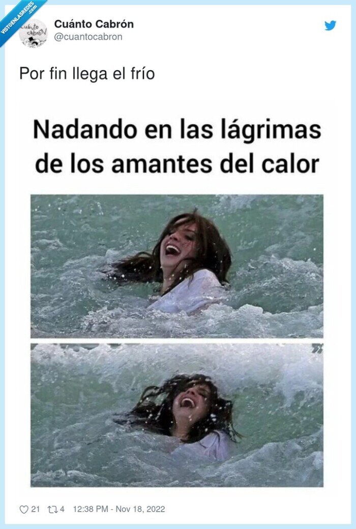 frío,calor,lagrimas