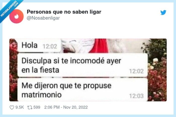 matrimonio,pedir,fiesta,incomodar,ligar