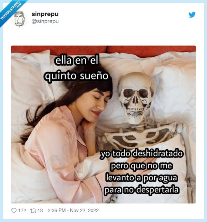 quinto sueño,despertar,molestar,novia,esqueleto