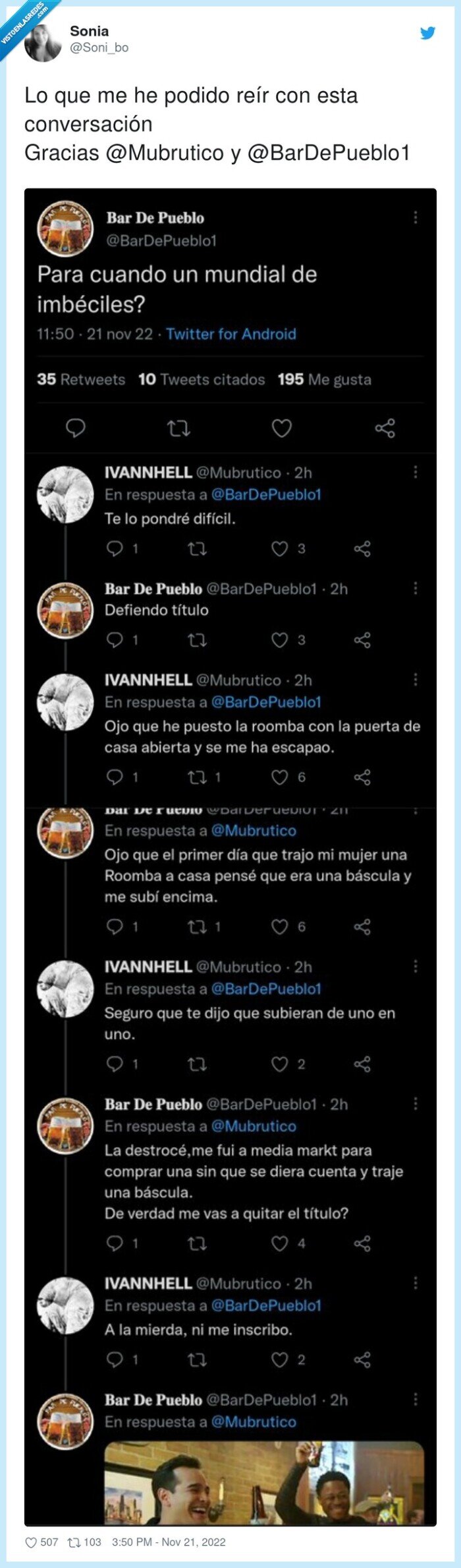 mundial,bar de pueblo,imbeciles