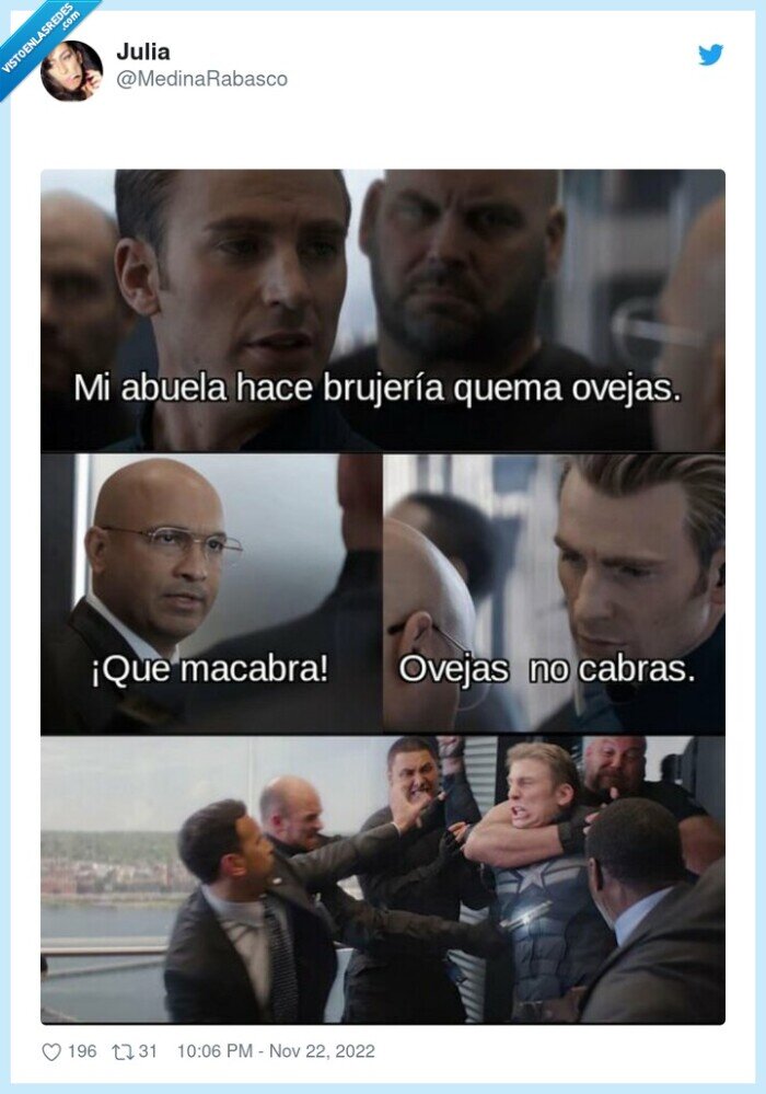 ovejas,cabras,macabra,capitan america