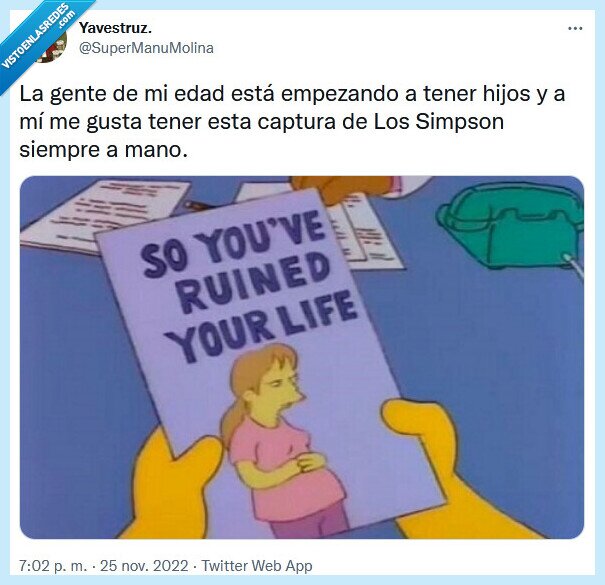 hijos,los simpson,arruinar,vida